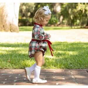 Henry‎ Duvall HAZEL BUBBLE TOWNSEND TARTAN Baby Size 0-6 Months Christmas Plaid